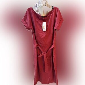 Red Dress with pockets